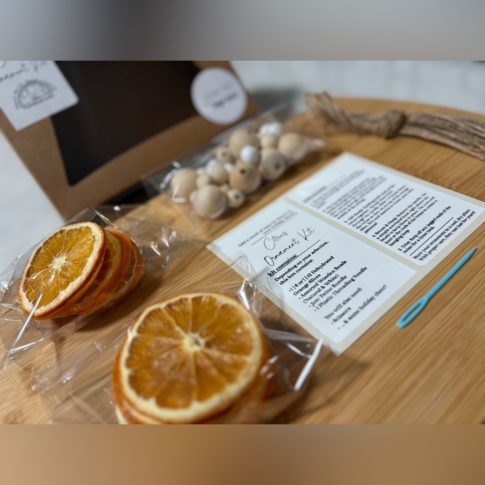 FREE Custom Label + Gift Wrap | DIY Dried Orange Ornament Kit š | 12 Count Set - Picture 15 of 16